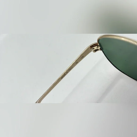 Vintage Calvin Klein CK7415S Gold Pilot Sunglasses Frames Only - Picture 8 of 8